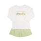 Lulu Bebe Tom Pumpkin Smocked Long Sleeve Short Set