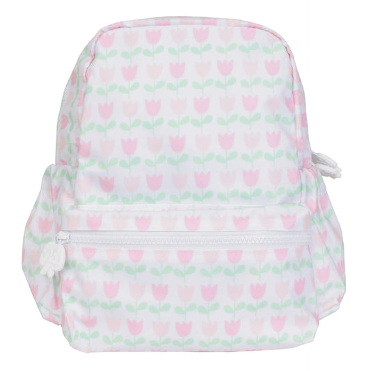 Apple of My Isla The Large Backpack Tulips