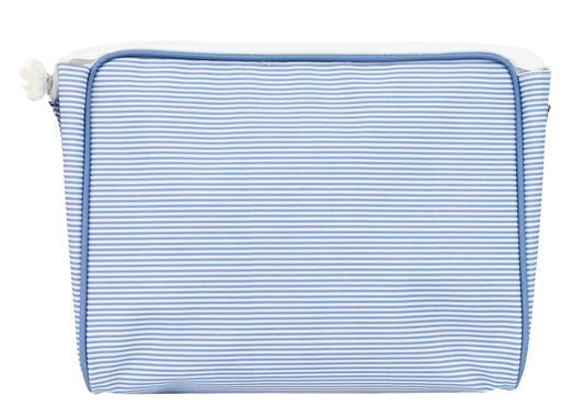 Apple of My Isla Small Go Bag--Navy Stripe