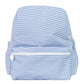 Apple of My Isla Small Backpack--Navy Mini Stripe