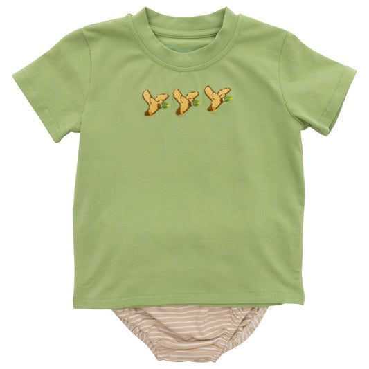 Itsy Bitsy Mallard Diaper Set