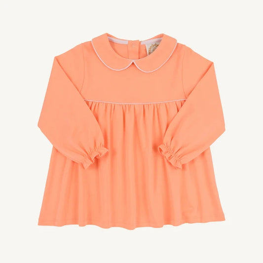 Beaufort Bonnet Maude's A Line Top--Seashore Sherbet/Palm Beach Pink