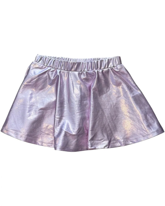 LuLu BeBe Metallic Lavender Skort