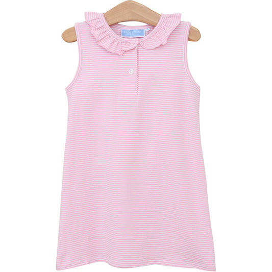 Trotter Street Nora Dress--Light Pink Stripe