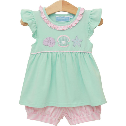 Trotter Street Under the Sea Banded Short Set