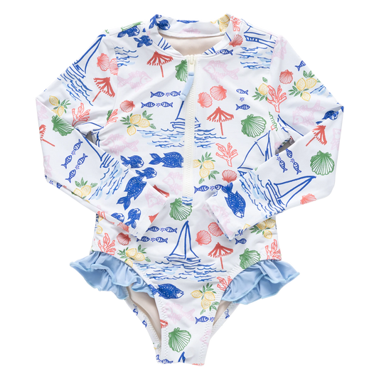Pink Chicken Baby Girls Arden Suit - Island Multi