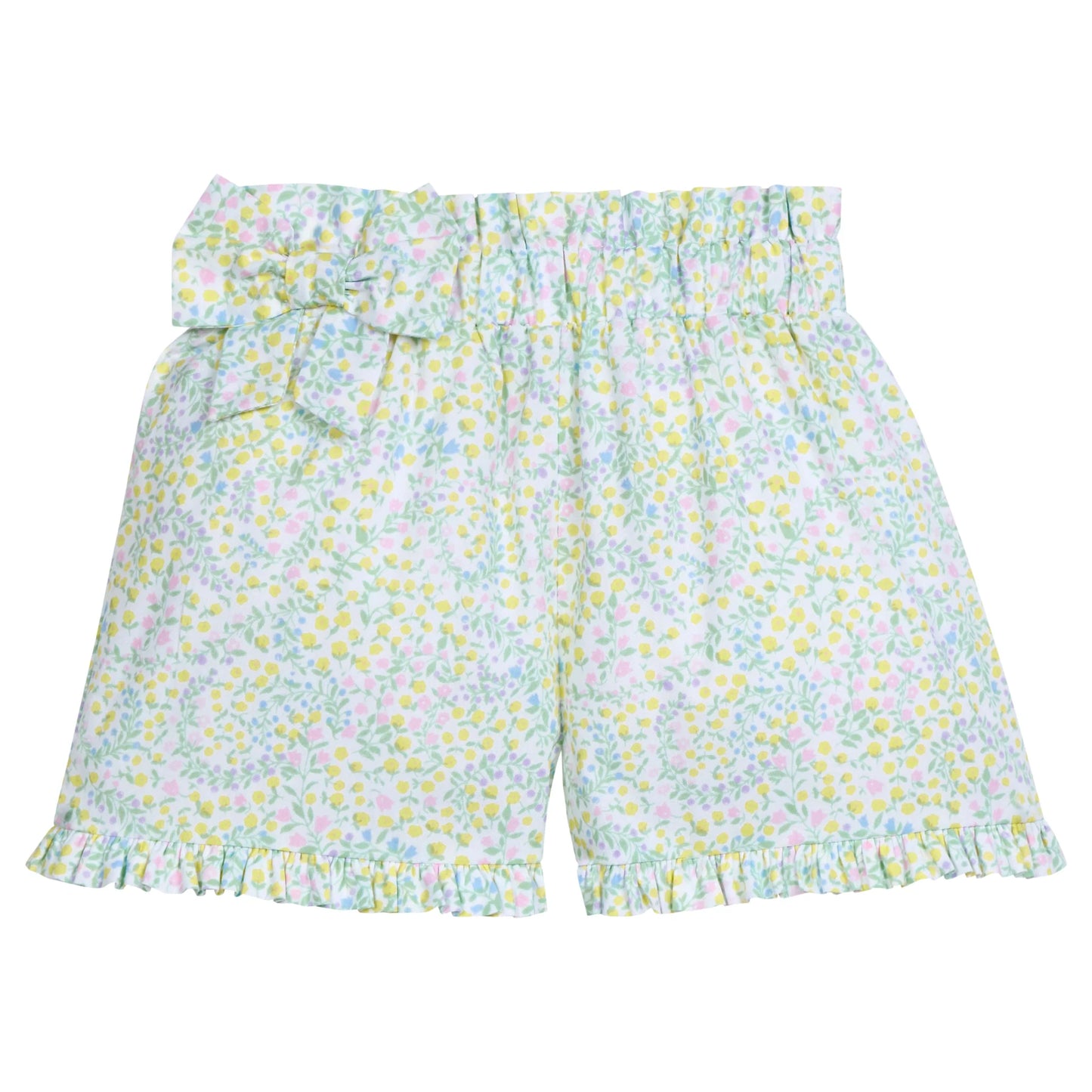 Little English Paperbag Bow Short--Briarcliff Floral