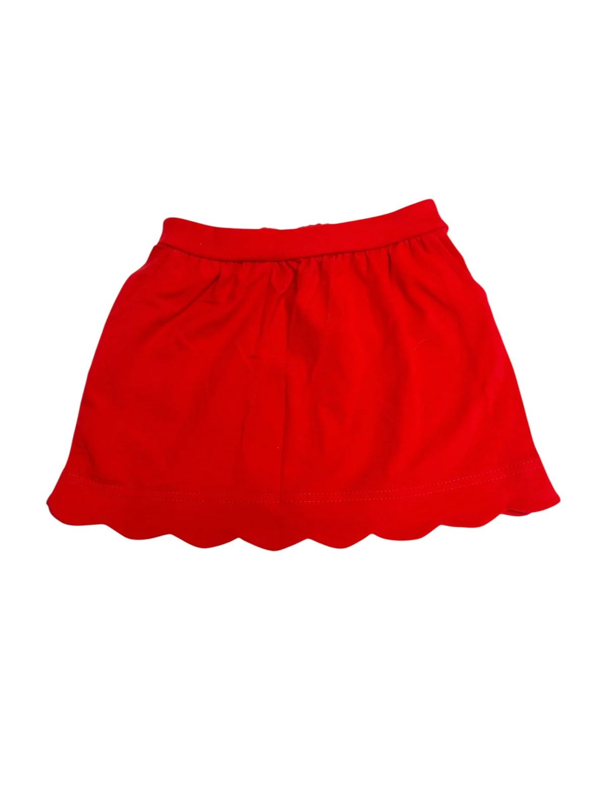 Sage and Lilly Solid Red Skort