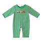 Three Sisters Christmas Construction Boys Romper