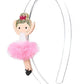 Lilies and Roses Ballerina Grace Pink Tutu Headband