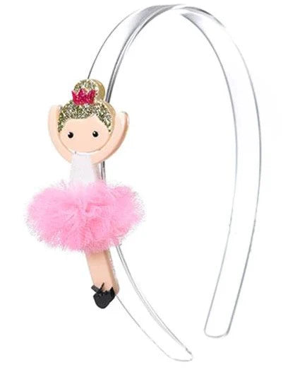 Lilies and Roses Ballerina Grace Pink Tutu Headband