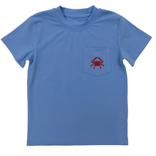 Itsy Bitsy Pocket Tee-Crab