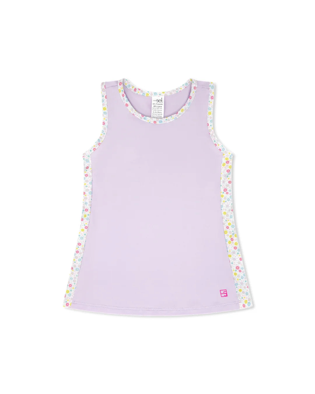 Set Fashions Set Athletics Drew Tank--Petal Purple, Sunny Day Floral