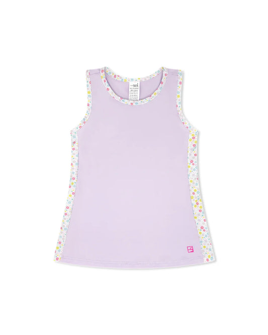 Set Fashions Set Athletics Drew Tank--Petal Purple, Sunny Day Floral