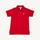 Beaufort Bonnet Prim and Proper Polo--Richmond Red/Worth Ave White