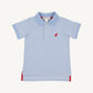 Beaufort Bonnet Prim and Proper Polo--Beale Street Blue Stripe/Blue/Red