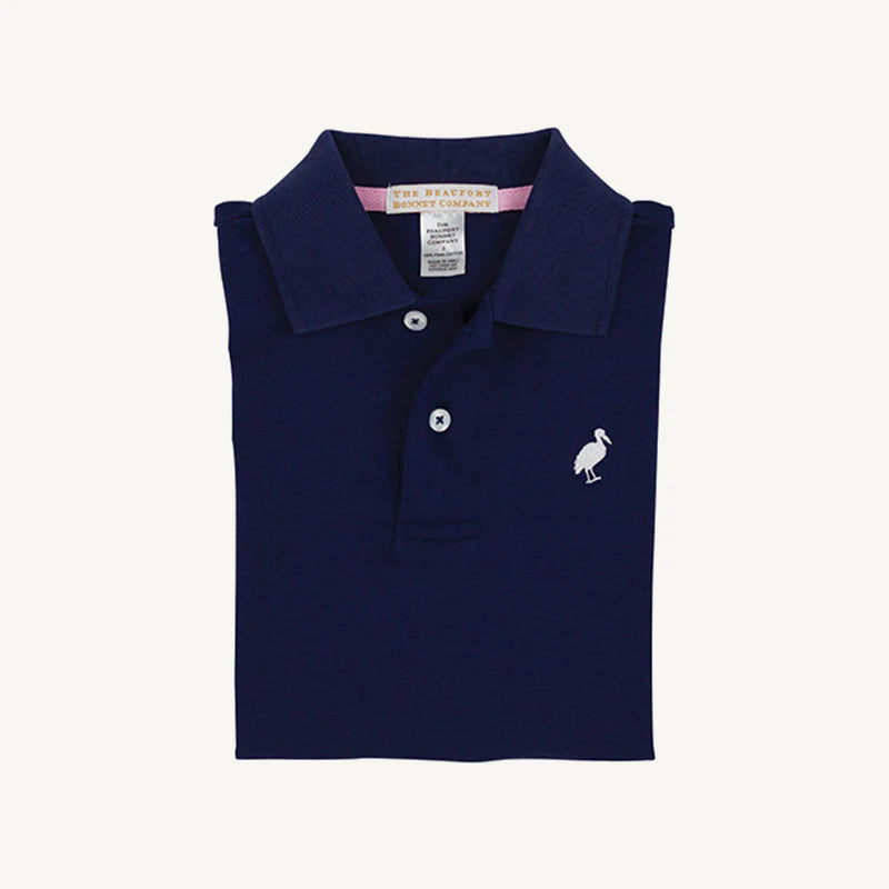 Beaufort Bonnet Prim and Proper Polo--Nantucket Navy
