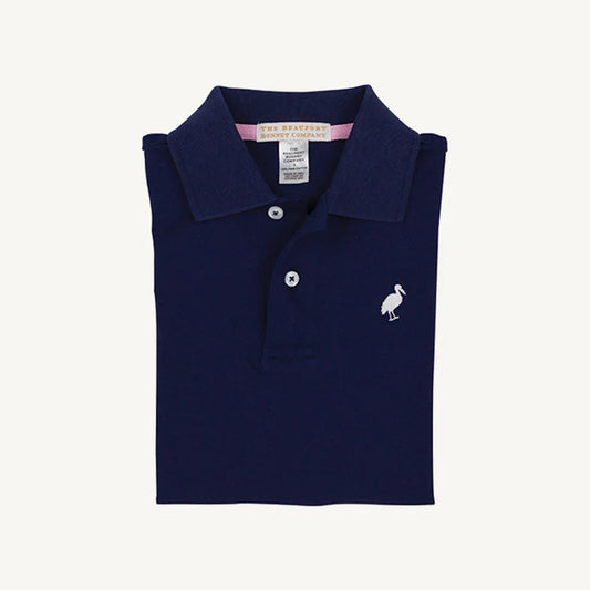 Beaufort Bonnet Prim and Proper Polo--Nantucket Navy