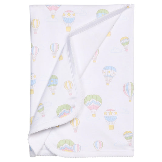 Little English Printed Blanket--Hot Air Balloon