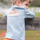 Prodoh Pumpkin Harvest Kid's Long Sleeve Cotton T-Shirt Ashley Blue