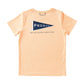 Prodoh Kids Pro Performance Short Sleeve T-Shirt--Orange Chiffon--Nautical Pennant