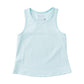 Prodoh Girls Active Racerback Tank Top--Aruba Blue Stripe
