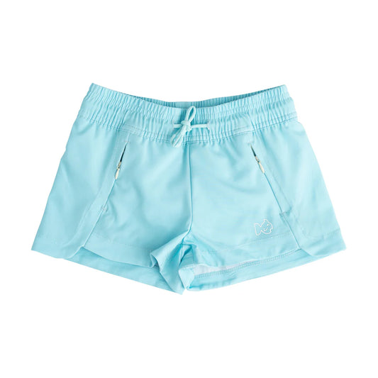 Prodoh Girls Beach Cruiser Shorts--Aruba Blue