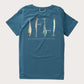 Prodoh Boy's Pro Performance Short Sleeve T-Shirt--Tapestry with Fishing Lures