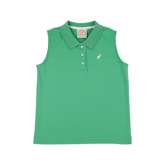 Beaufort Bonnet Sleeveless Anna Price Polo Gibson Island Green with Worth Avenue White Stork