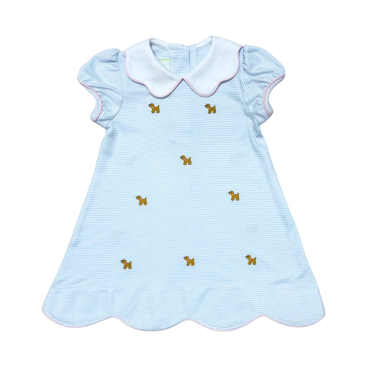 Zuccini Puppy Bryar Dress, Light Blue Bitty Knit