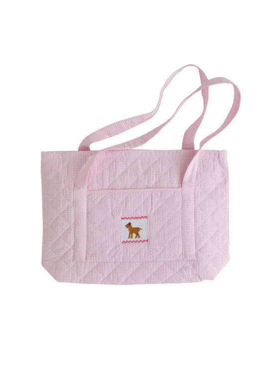 Little English Quilted Tote--Girl Lab