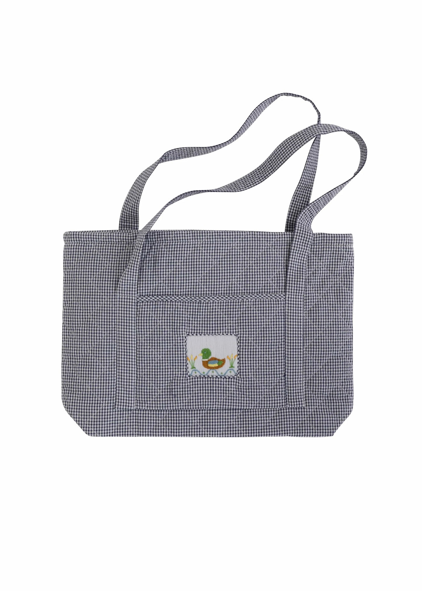 Little English Quilted Tote--Mallard