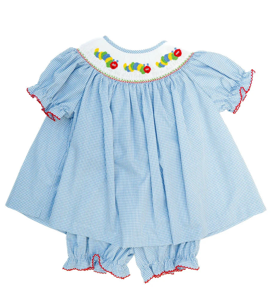 Ruth and Ralph Back to School Caterpillar Annabelle Bloomer Set