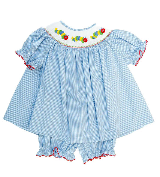 Ruth and Ralph Back to School Caterpillar Annabelle Bloomer Set