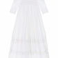 Annafie London ROYAL CHRISTENING GOWN ceremony or baptism gown smocked
