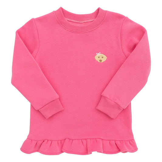Itsy Bitsy Pink Ruffle Pullover--Dog