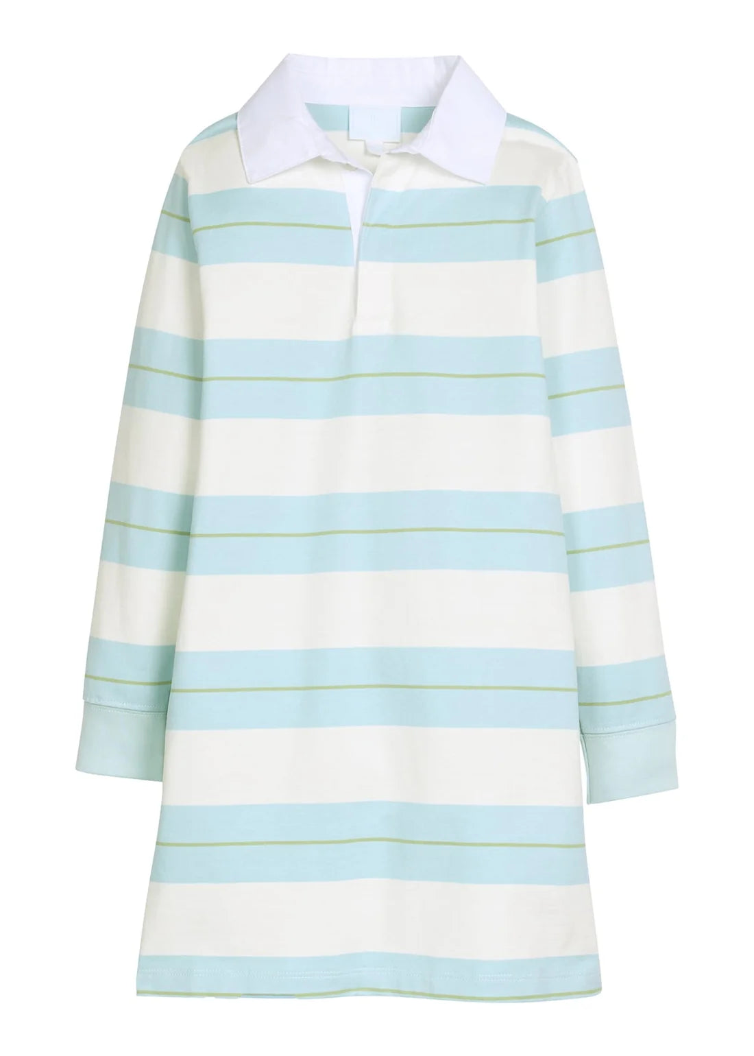 Little English Rugby Polo Dress--Fondren Stripe