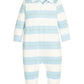 Little English Rugby Polo Romper--Fondren Stripe