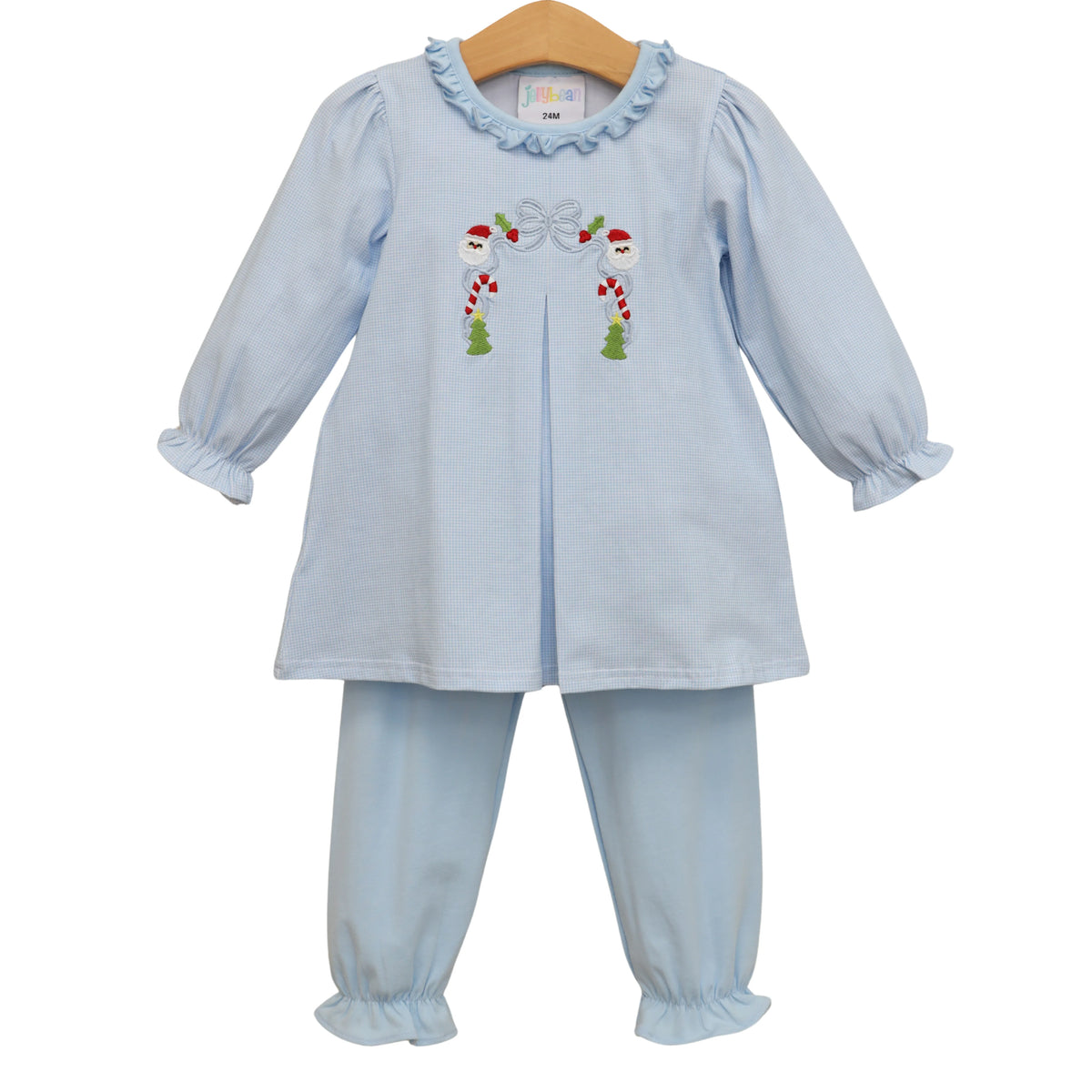 Jellybean A Classic Christmas Pleat Bloomer Pants Set