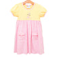 Smock Candy Jellybean Hoppin' Down the Bunny Trail Ruffle Pocket Dress