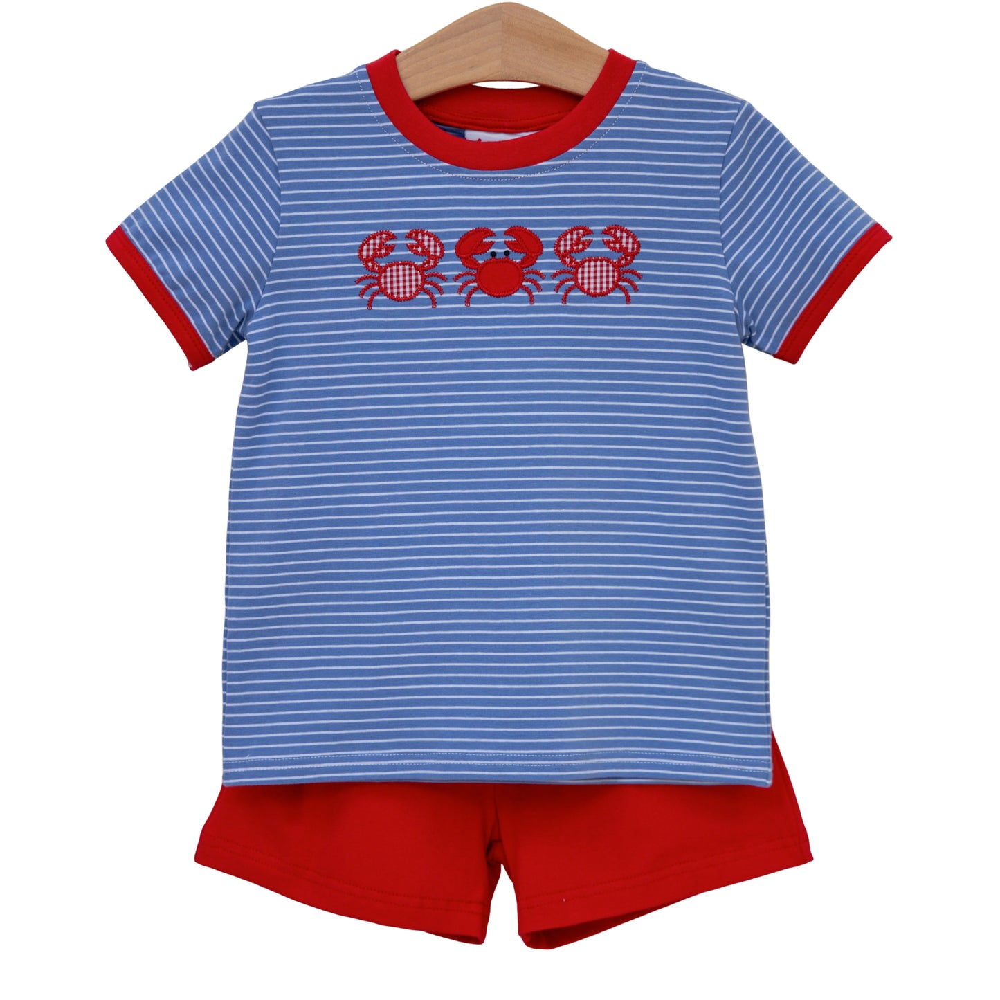 Jellybean by Smocked Candy Coastal Crab Short Set