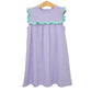 Jellybean by Smocked Candy Bella Dress Lavender Stripe and Mint