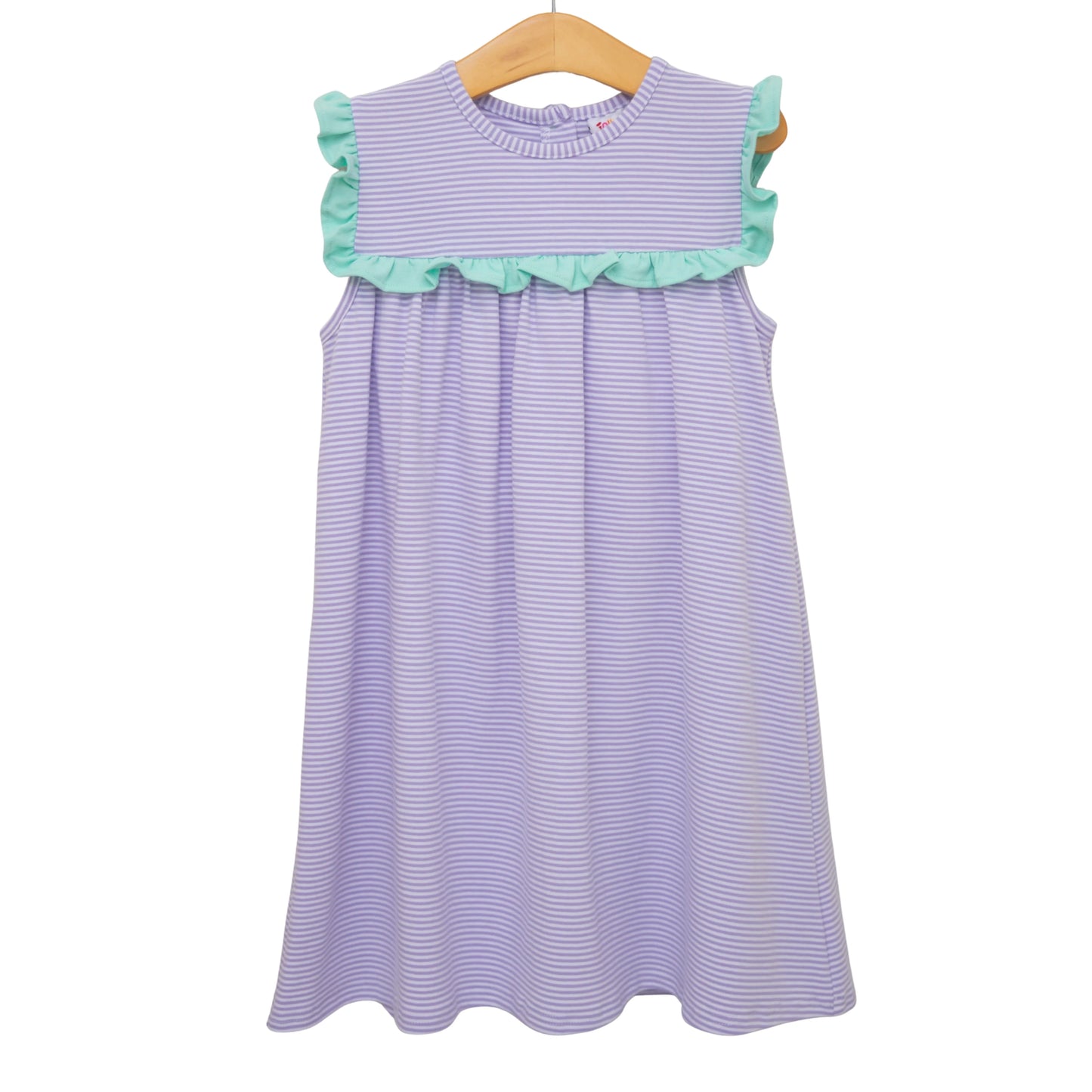 Jellybean by Smocked Candy Bella Dress Lavender Stripe and Mint