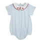 The Smiley Crab Blue Striped Red Crab Onesie