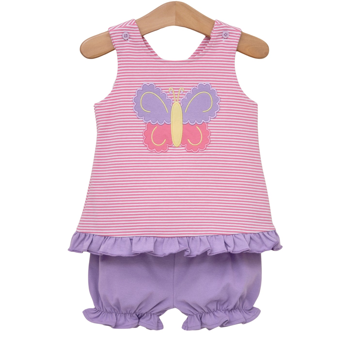 Jellybean by Smock Candy Butterfly Kisses Swing Back Bloomer Set