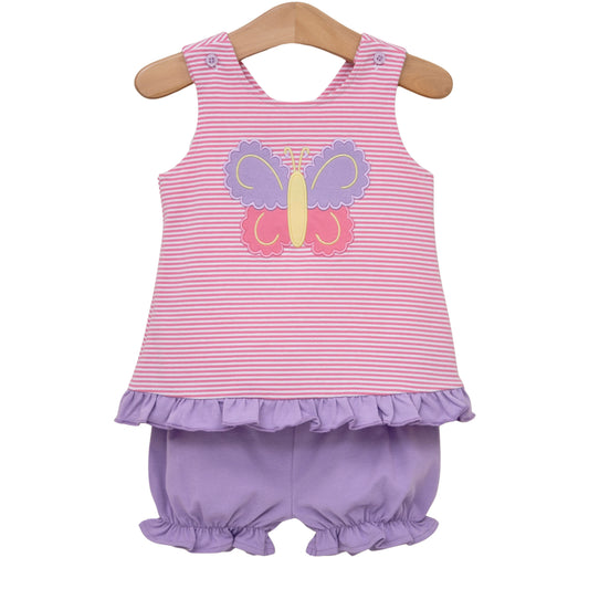 Jellybean by Smock Candy Butterfly Kisses Swing Back Bloomer Set
