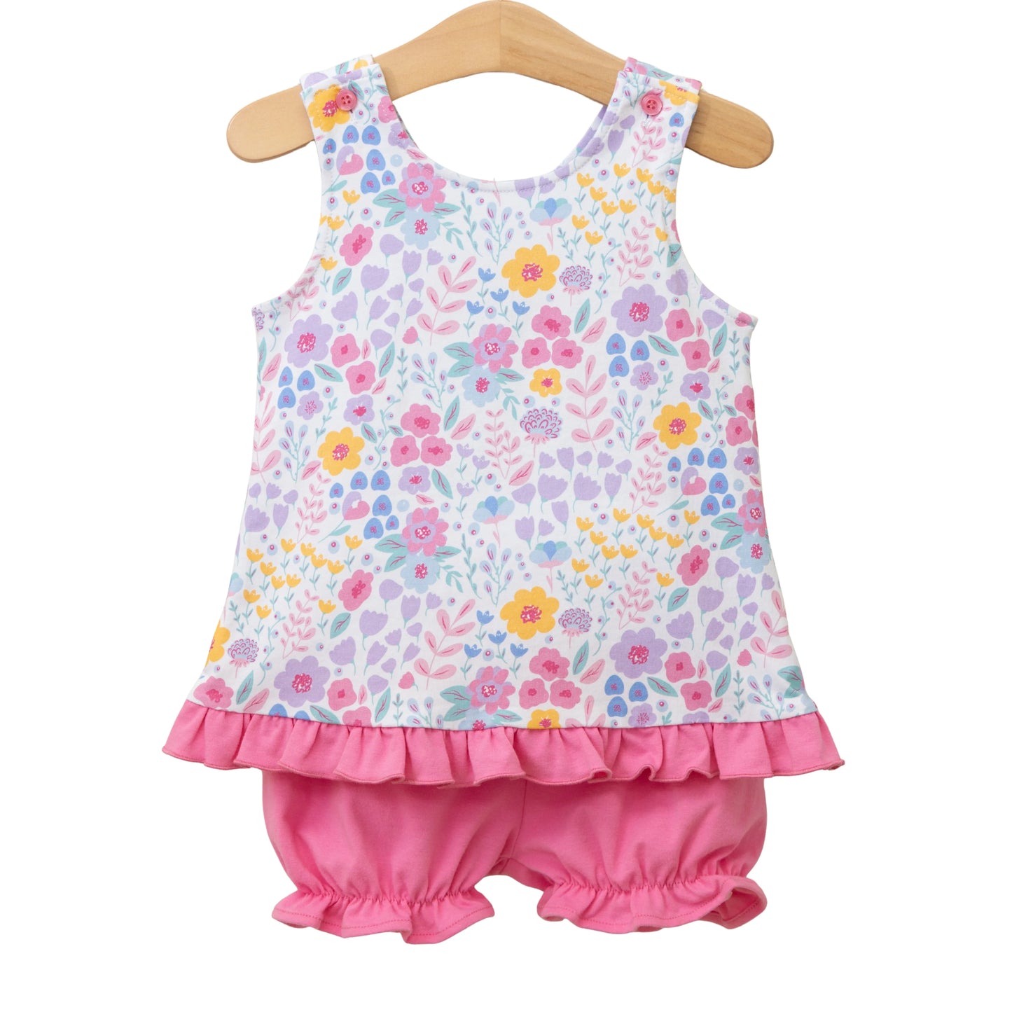 Jellybean by Smock Candy Poppies and Petals Swing Back Bloomer Set