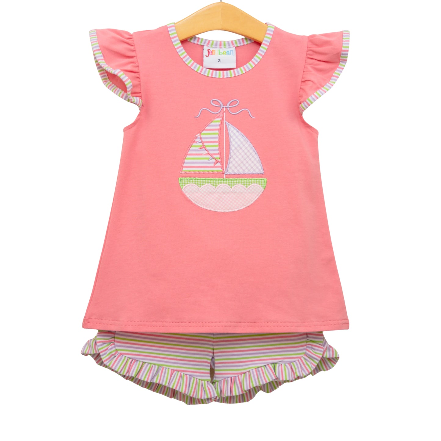 Jellybean by Smock Candy Sailin' Away Flutter Short Set