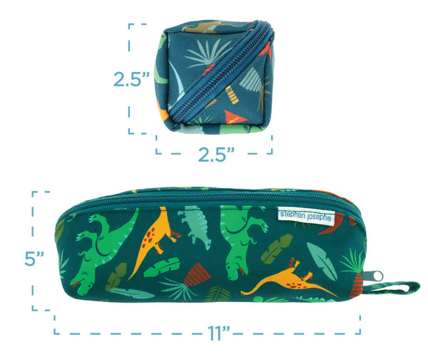 Stephen Joseph ALL OVER PRINT PENCIL POUCH ASSORTMENT