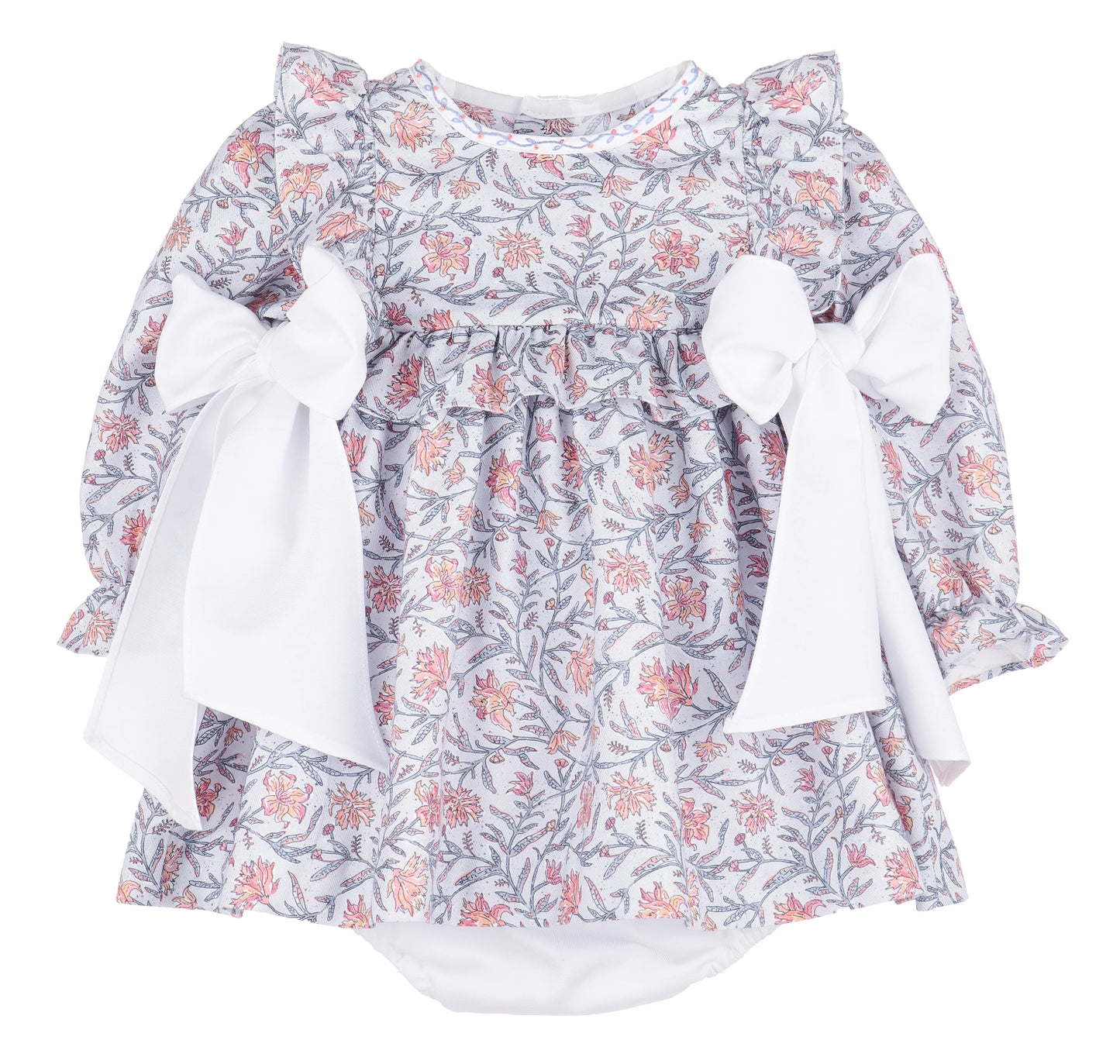 Sophie and Lucas Miller Tate Ruffle Dress, Blue